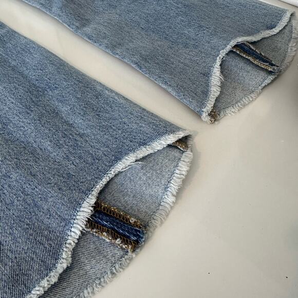 Siwy Jenna Louise twisted seam crop flare jean Sz 24 in perfect condition - Picture 4 of 14